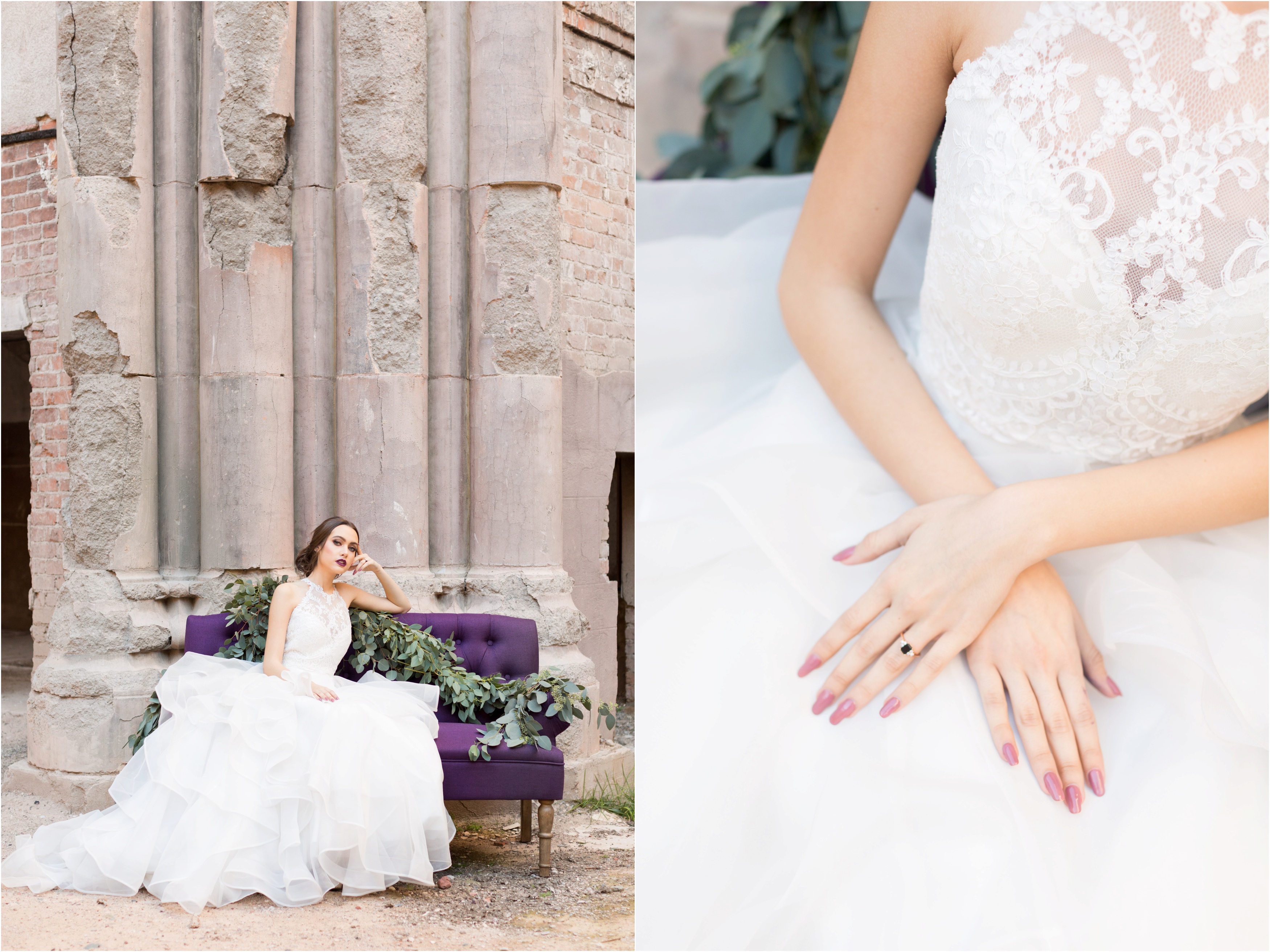 Bride shoot with ring details by Riane Roberts Photography 