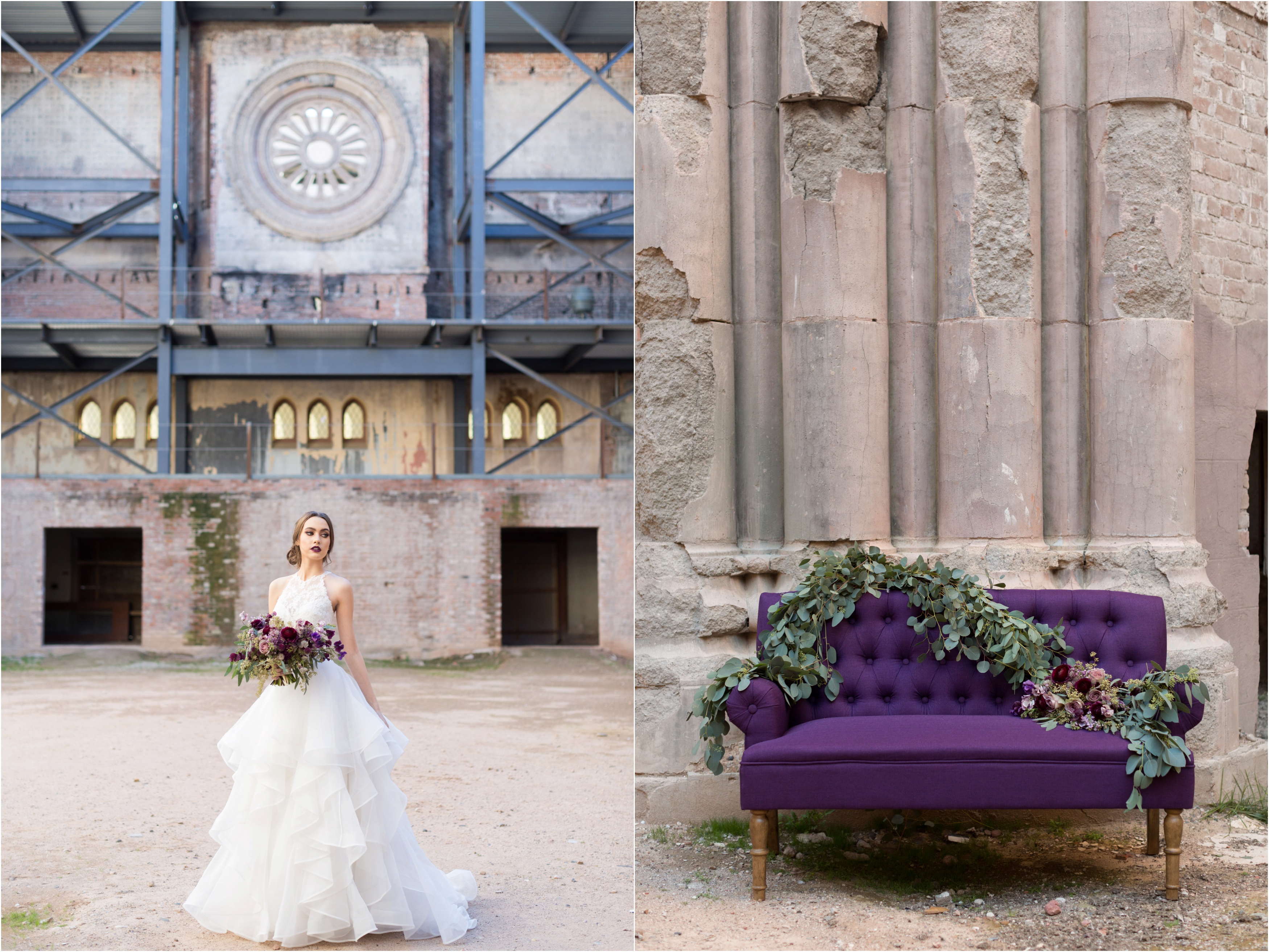 Rich purple wedding color scheme - Riane Roberts Photography 