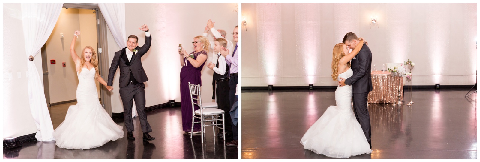 Wedding Reception and First Dance at SoHo 63 