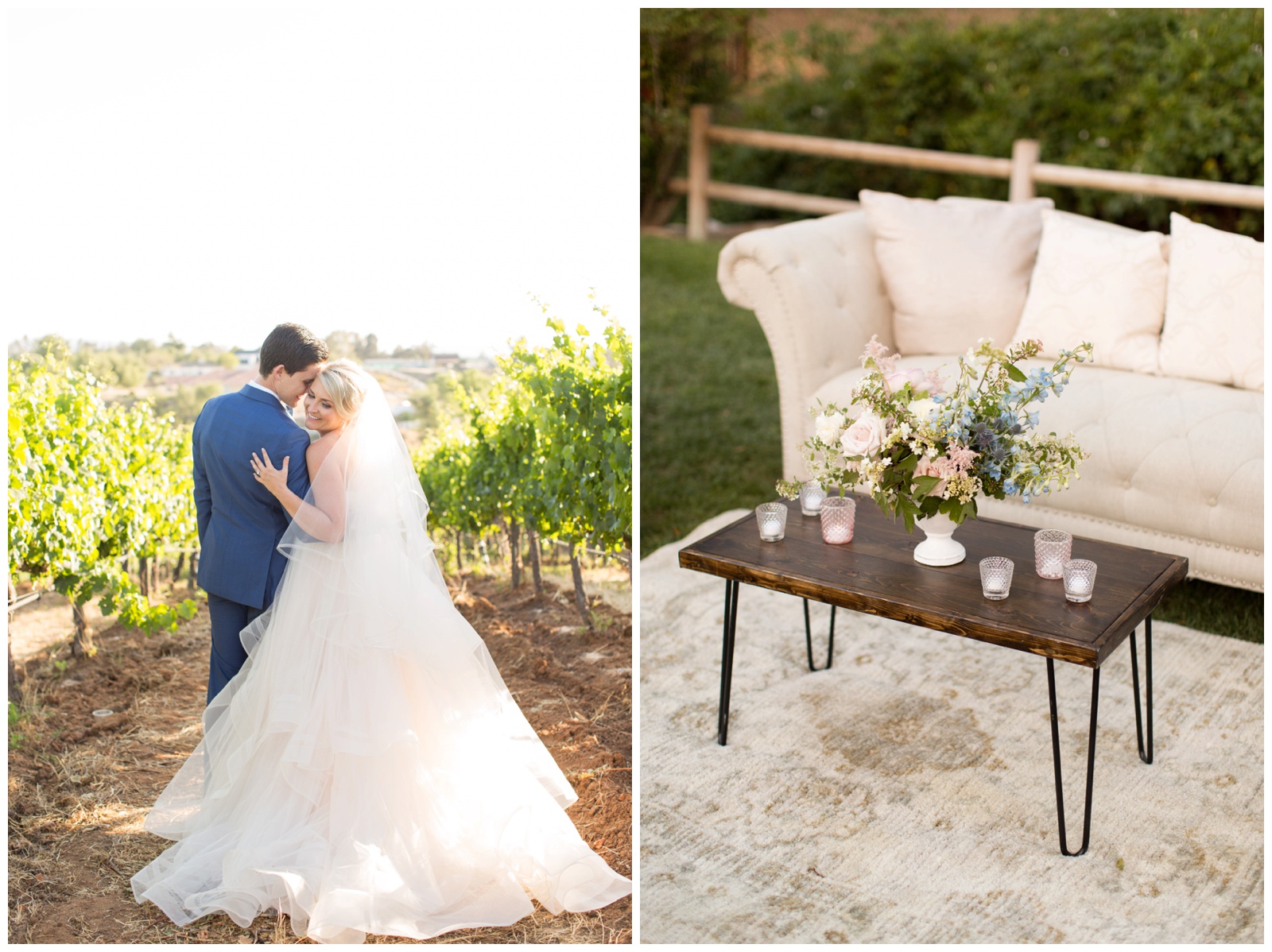 Bride and groom at Stone House Winery Temecula 