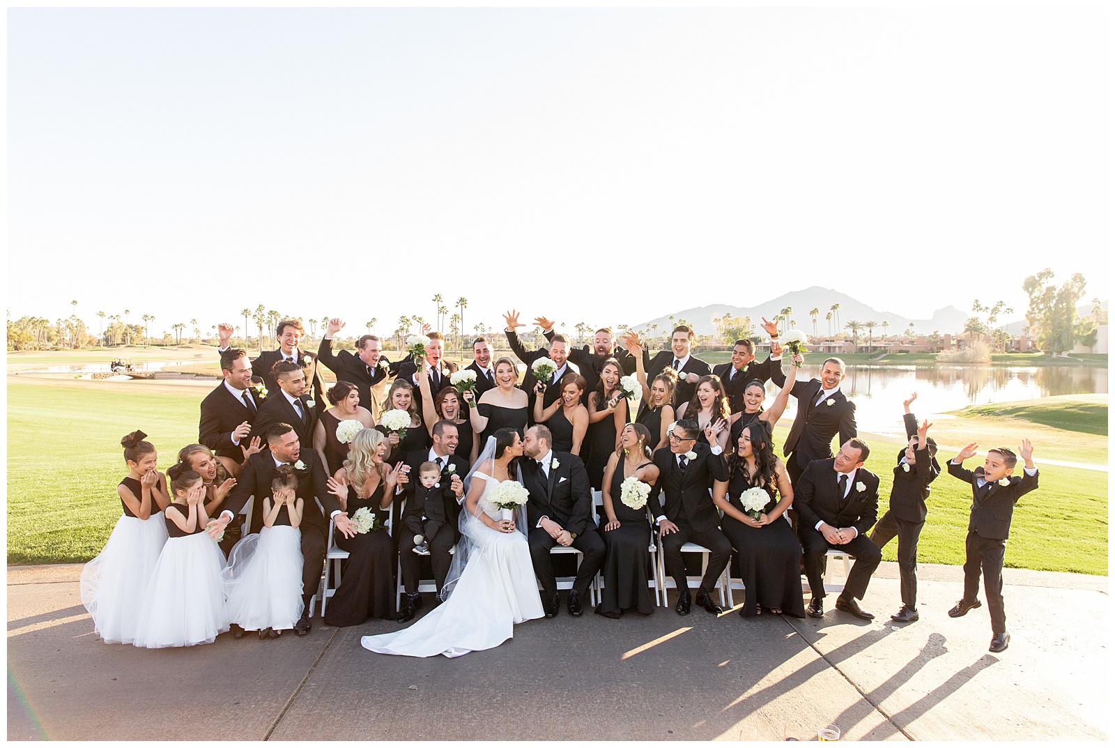 Fun Black Tie Wedding at McCormick Ranch Golf Club, Scottsdale AZ