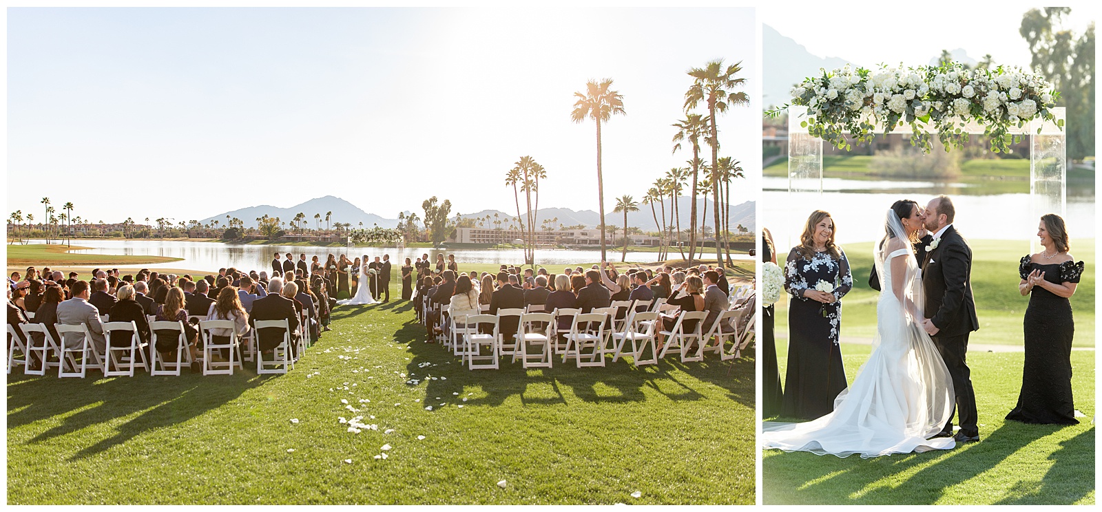 Wedding Ceremony at McCormick Ranch Golf Club, Scottsdale AZ