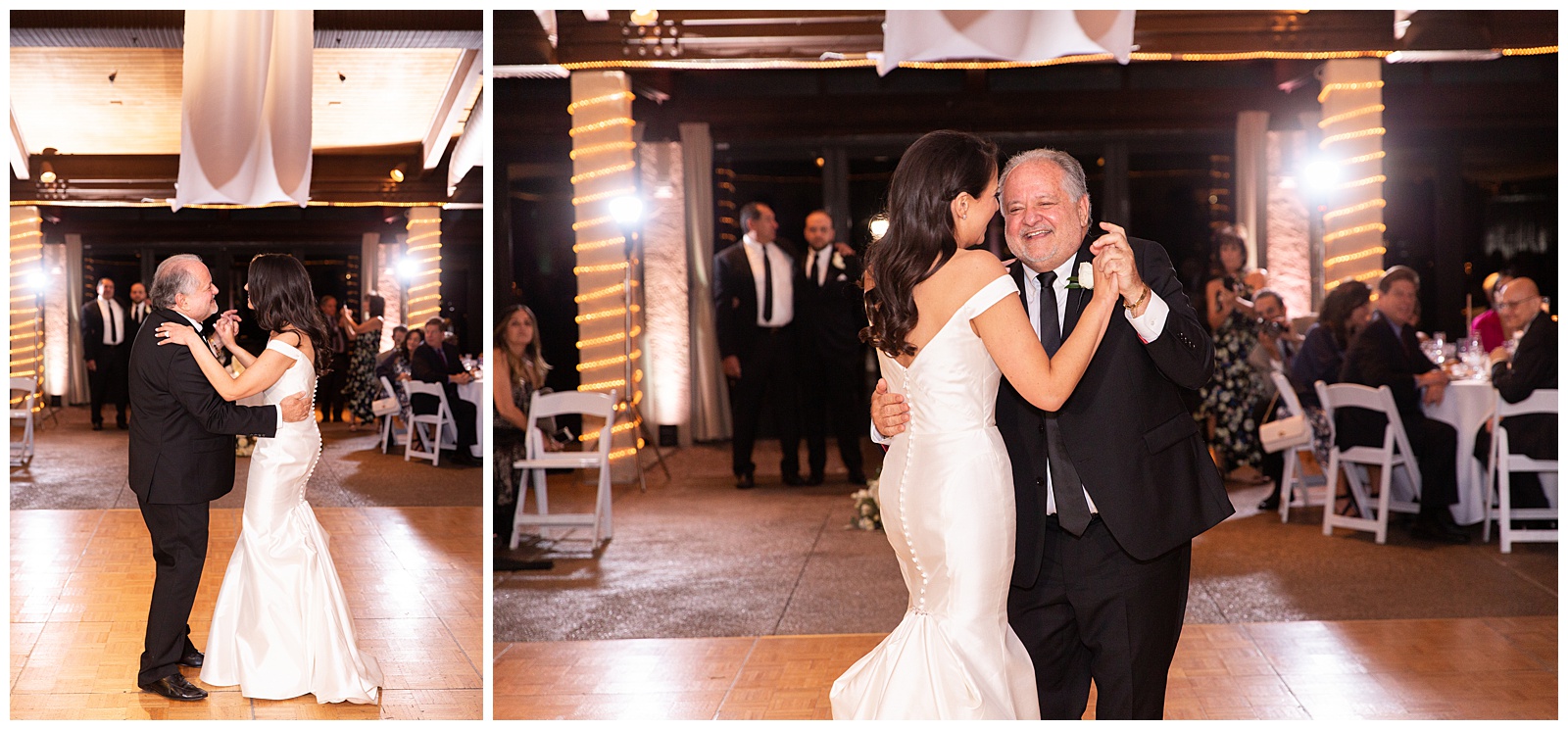 Bride and father of the bride dance