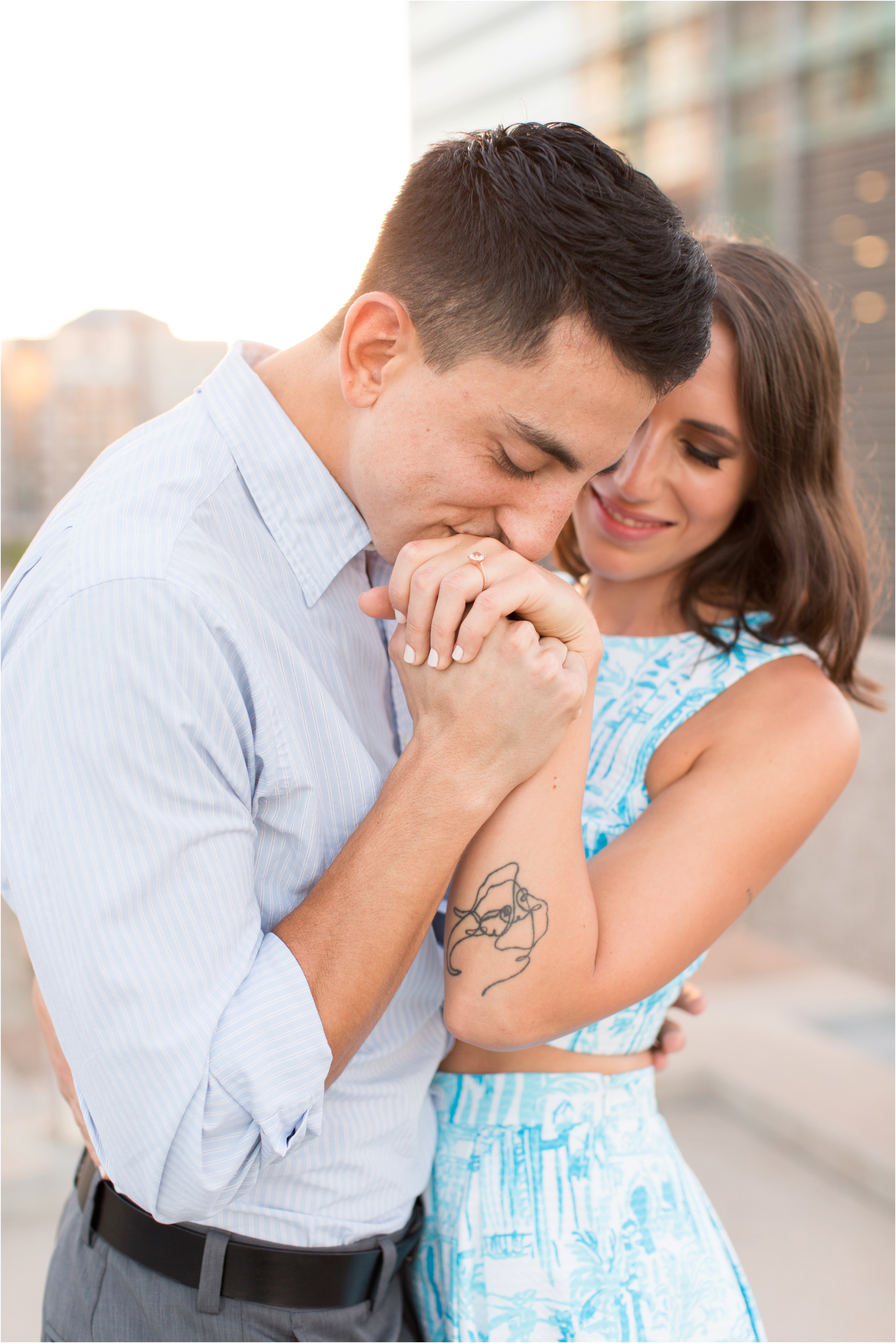 Downtown Phoenix Engagement Session by Riane Roberts