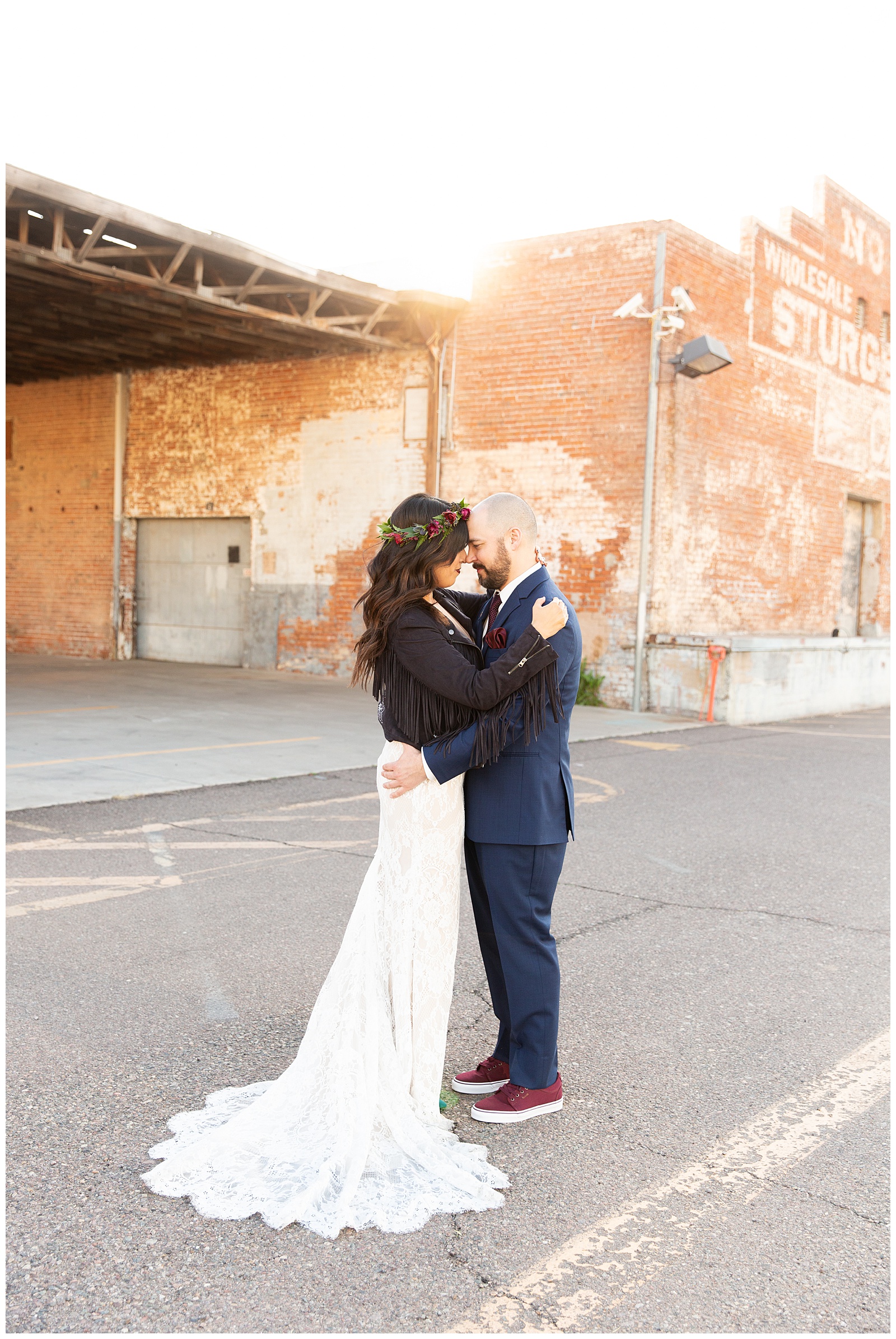 Downtown Phoenix wedding portrait photo